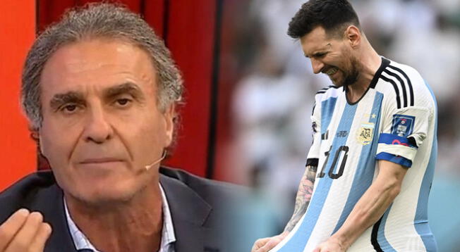 Mundial Qatar 2022: Óscar Ruggeri se pelea en vivo por jugadores de la Selección Argentina.