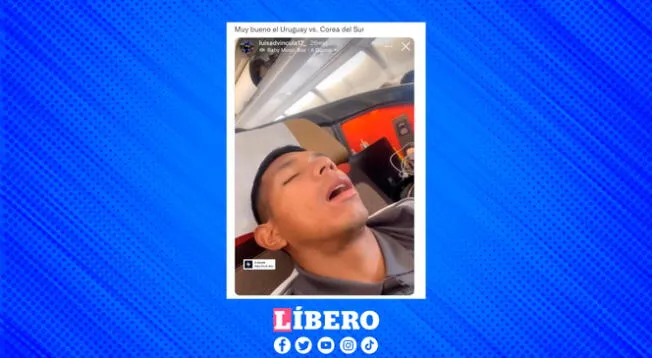 Edison Flores durmiendo fue la foto perfecta para graficar lo que se vivió en el partido.