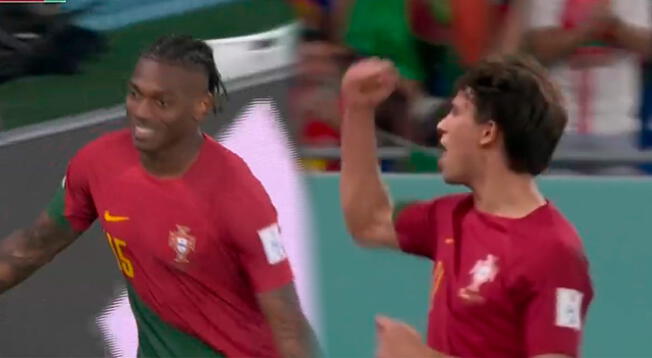 Joao Felix y Raphael Leao consiguieron anotar el segundo y tercero de Portugal