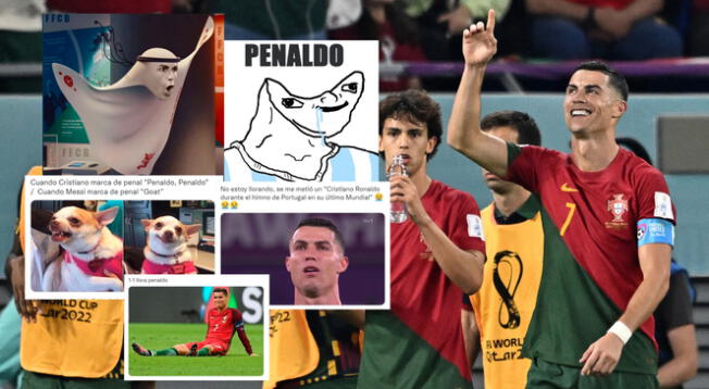 Cristiano Ronaldo anotó de penal ante Ghana y los memes abundaron en redes.