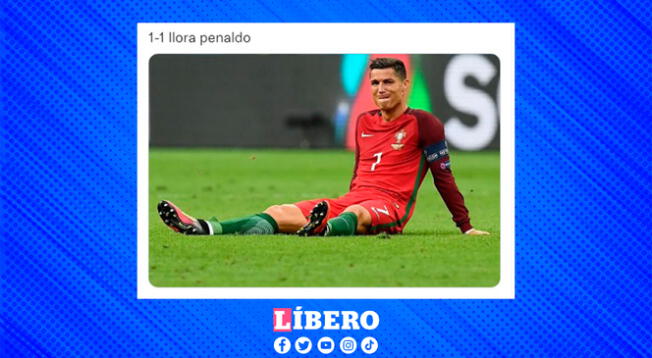 Cristiano fue el más requerido de los memes tras la victoria de Portugal.