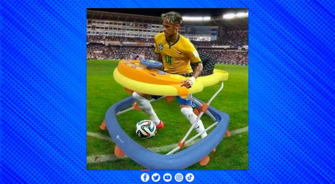 Los memes clásicos de Neymar no se hicieron esperar