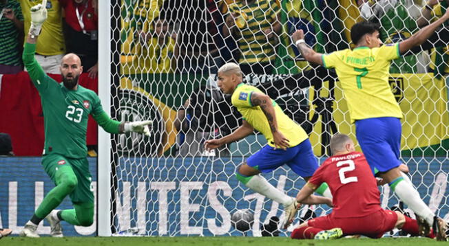 Richarlison fue figura en el Brasil vs. Serbia por el Mundial Qatar 2022