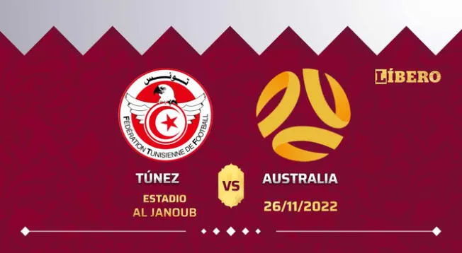 Túnez vs Australia juegan la segunda fecha del grupo D del Mundial Qatar 2022