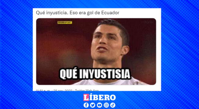 La imagen de Cristiano Ronaldo ayudó a graficar la desazón de los ecuatorianos.