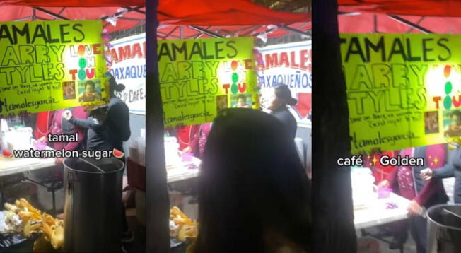 Vendedora la 'rompe' en show de Harry Styles: "Tamal watermelon sugar"