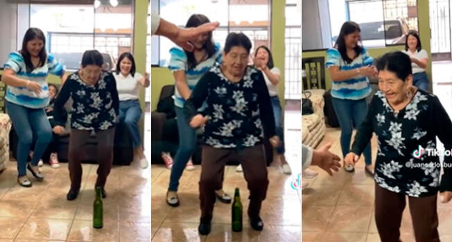 TikTok: Bisabuela de 99 años bailó al ritmo del reguetón y simuló ser 'La Bichota'