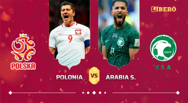 Polonia vs Arabia Saudita por el Mundial Qatar 2022