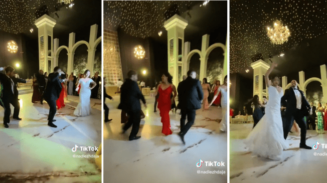 TikTok: Pareja se hace viral recreando peculiar baile en su boda