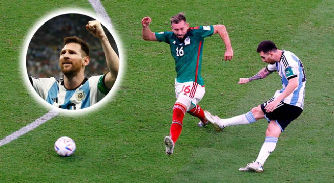 Lionel Messi y un golazo para el 1-0 de Argentina sobre México