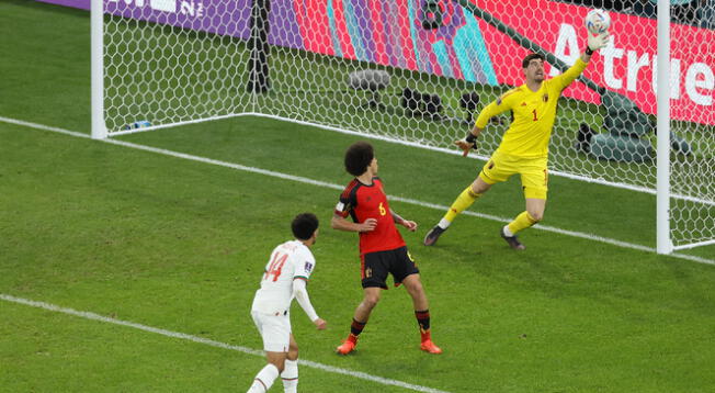 Marruecos sella el triunfo ante Bélgica.