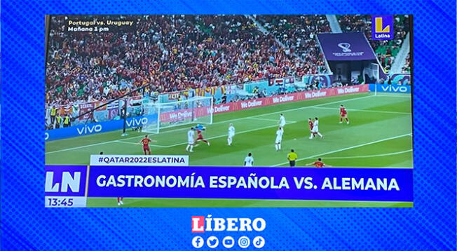 Latina Televisión y el desliz en su transmisión Latina Televisión y el desliz en su transmisión