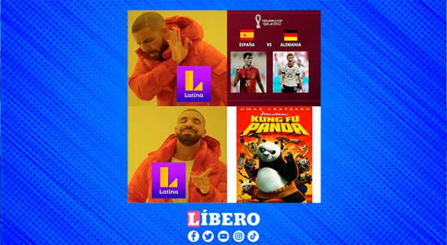 Latina televisión pasando Kun Fu Panda en vez del España vs. Alemania Latina televisión pasando Kun Fu Panda en vez del España vs. Alemania