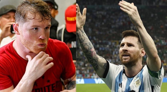 Canelo Álvarez atacó a Messi por redes sociales.