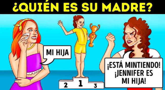 Acertijo visual: Encuentra a la verdadera madre en solo 8 segundos Acertijo visual: Encuentra a la verdadera madre en solo 8 segundos