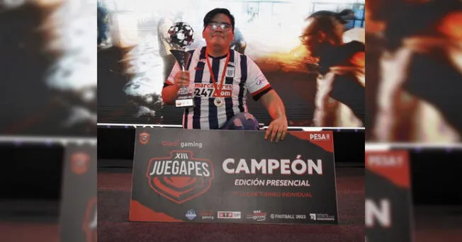 Omar Jaramillo jugador de Alianza Lima Esports campeón 1vs1
