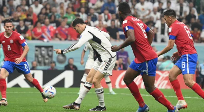 Kai Havertz pone el 2-2 para Alemania sobre Costa Rica