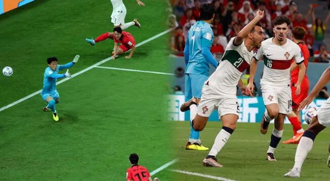 Portugal anota gol de vestuario ante Corea del Sur tras potente remate de Ricardo Horta.