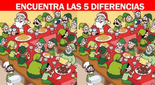 ¿Podrás ver las 5 diferencias? Encuéntralas en 9 segundos