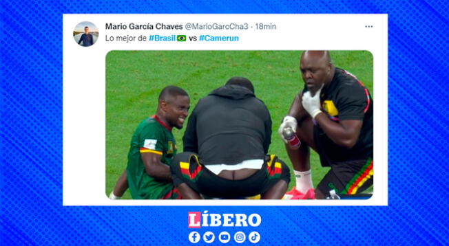 El equipo técnico de Camerún no se guardó nada en el partido