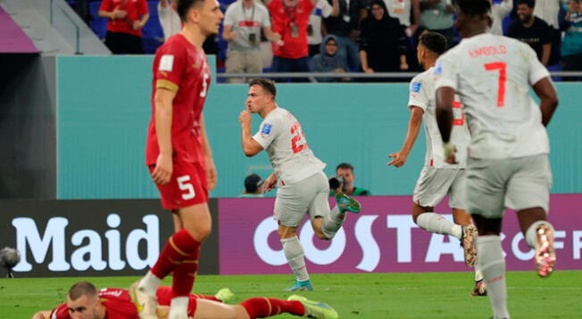 Suiza venció 3-2 a Serbia en la última jornada por la fase de grupos de Qatar 2022