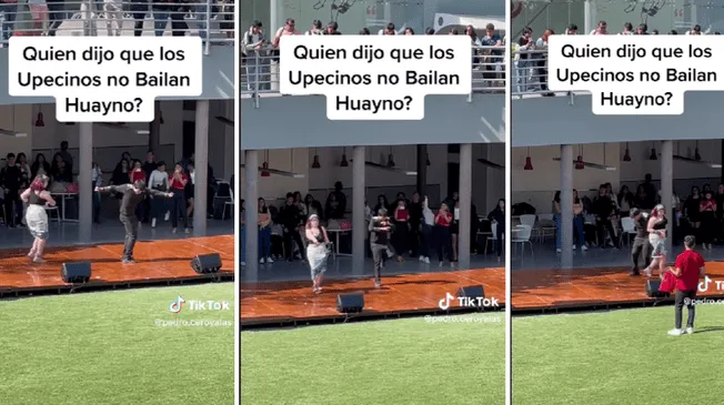 TiKTok: Jóvenes estudiantes de la UPC bailan huayno e impactan con gran número de baile TiKTok: Jóvenes estudiantes de la UPC bailan huayno e impactan con gran número de baile