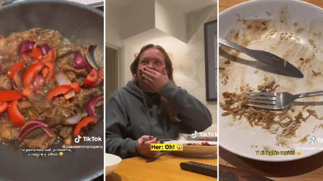 TikTok: Extranjeros quedan cautivados por la sazón peruana y el sabor del lomo saltado