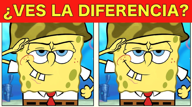 Demuestra ser el mayor fan de Bob Esponja encontrando el error que un 99% de usuarios no pudieron detectar.