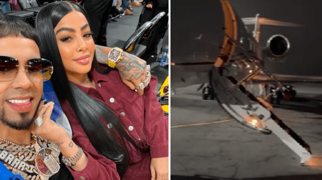 Anuel AA y Yailin estuvieron cerca de sufrir un terrible accidente aéreo