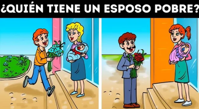 Tienes 5 segundos para identificar al verdadero esposo pobre y consagrarte como genio