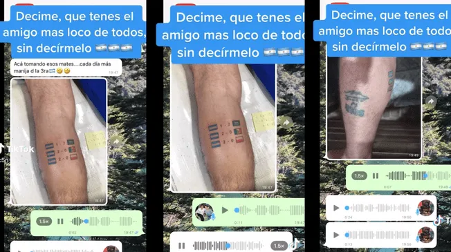 "Esto es para valientes", aseguró el aficionado cuando fue consultado sobre su apresurada decisión.