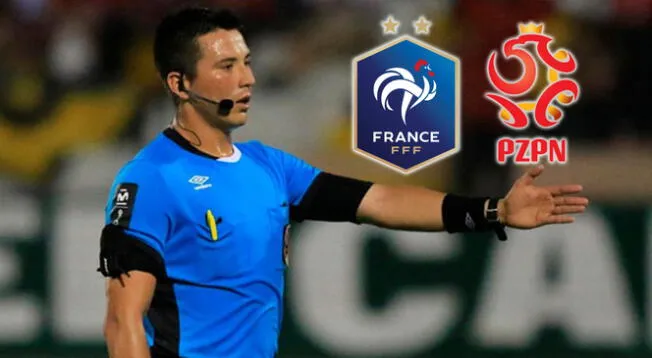 Kevin Ortega será el cuarto árbitro del Francia vs Polonia