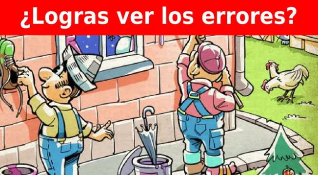 Identifica los nueve errores y conságrate un CRACK
