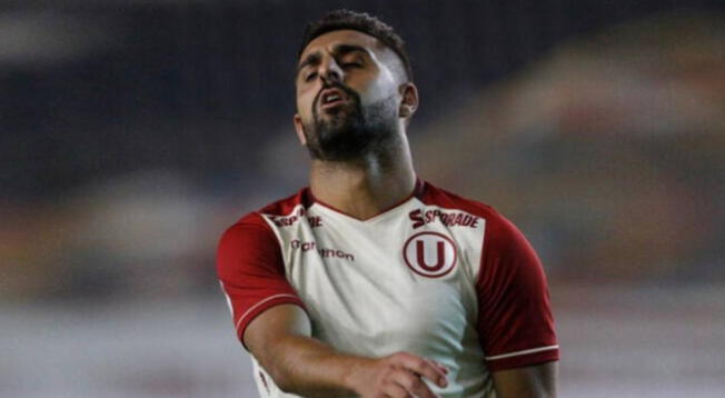 Luis Urruti fue fichado por Universitario en la temporada 2022.