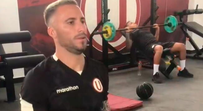 Emanuel Herrera ya entrena con Universitario de Deportes