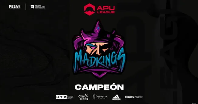 Mad Kings campeón Claro gaming Apu League Season 5