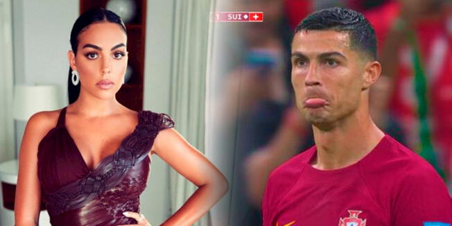 Cristiano Ronaldo no fue titular y Georgina mostró su disconformidad con la decisión del DT de Portugal.