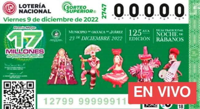 Conoce los resultados del Sorteo Superior de este viernes 9 de diciembre.