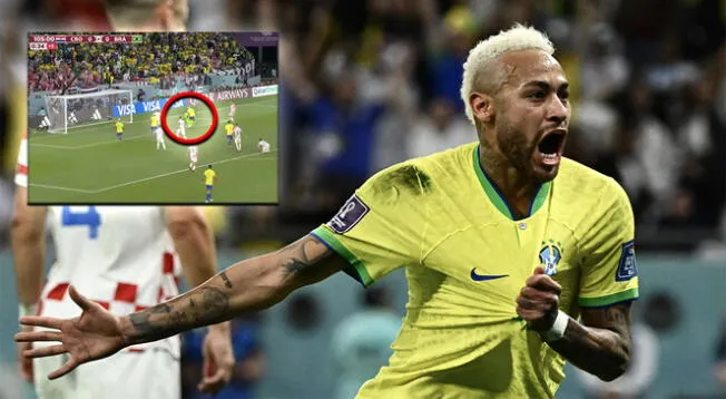 ¡Sueña Brasil! Neymar pone el 1-0 sobre Croacia en tiempo extra de Qatar 2022.