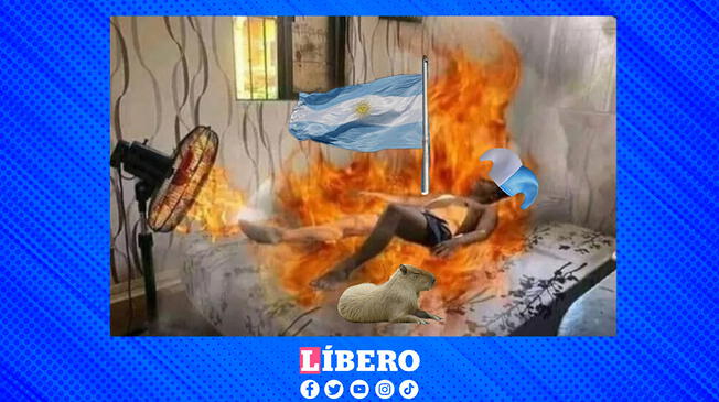 Hinchas argentinos con la tensión en sus televisores