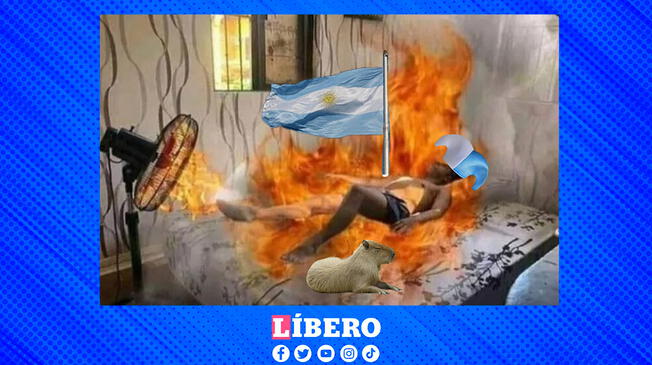 Hinchas argentinos con la tensión en sus televisores Hinchas argentinos con la tensión en sus televisores