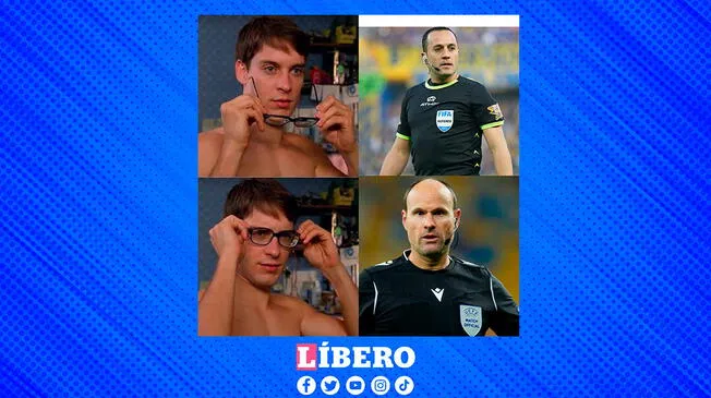 El español Mateu Lahoz antes y después de arbitrar el encuentro