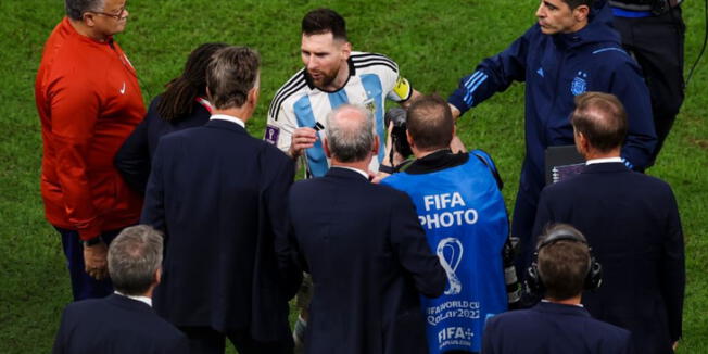 Lionel Messi arremetió contra jugador de los Países Bajos