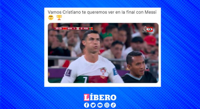 Cristiano Ronaldo tuvo el apoyo de sus hinchas cuando ingresó al terreno de juego.