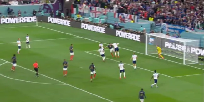 Giroud puso el 2-1 de Francia ante Inglaterra por el Mundial Qatar 2022
