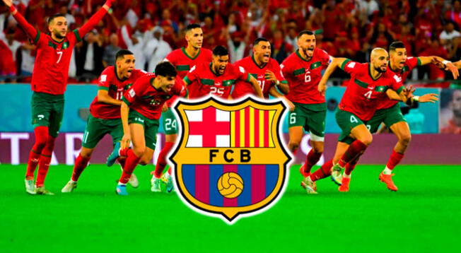 FC Barcelona estaría cerca de fichar a un integrante de la Selección de Marruecos. Foto: AFP / Composición Líbero
