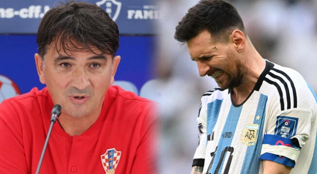 DT de Croacia provoca a Lionel Messi antes de semifinal por Qatar 2022: "No corre".