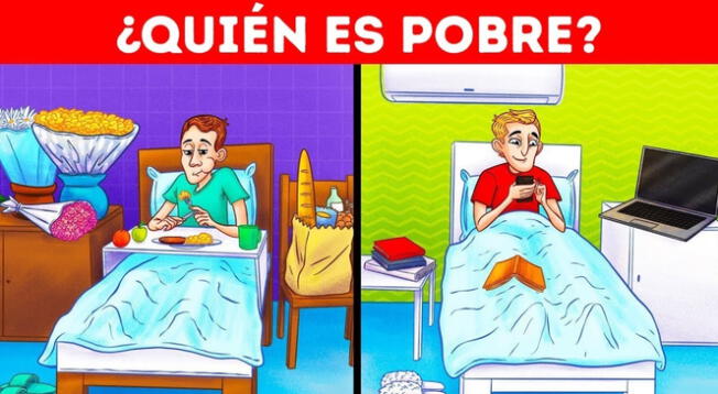 Demuestra que eres genio identificando al hombre pobre en solo 3 segundos. Demuestra que eres genio identificando al hombre pobre en solo 3 segundos.
