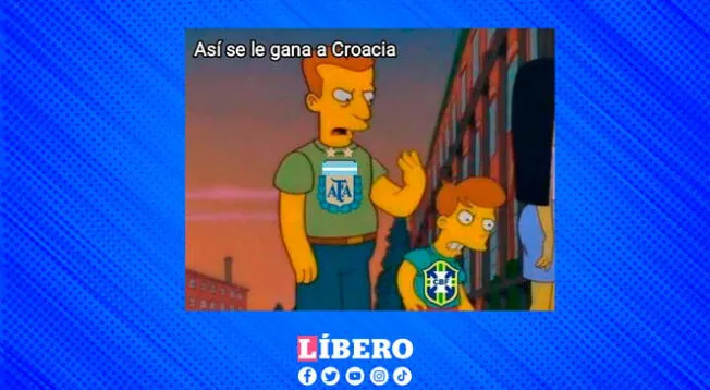 Brasil no pudo ante Croacia y los hinchas argentinos sacaron cara por su victoria.