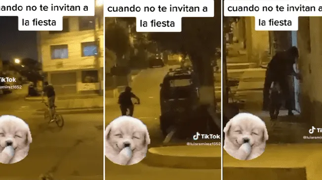 TikTok: Arruinan la fiesta de su vecino por no invitarlos a juerguear